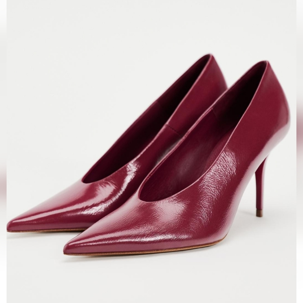 Zara LEATHER HEELS